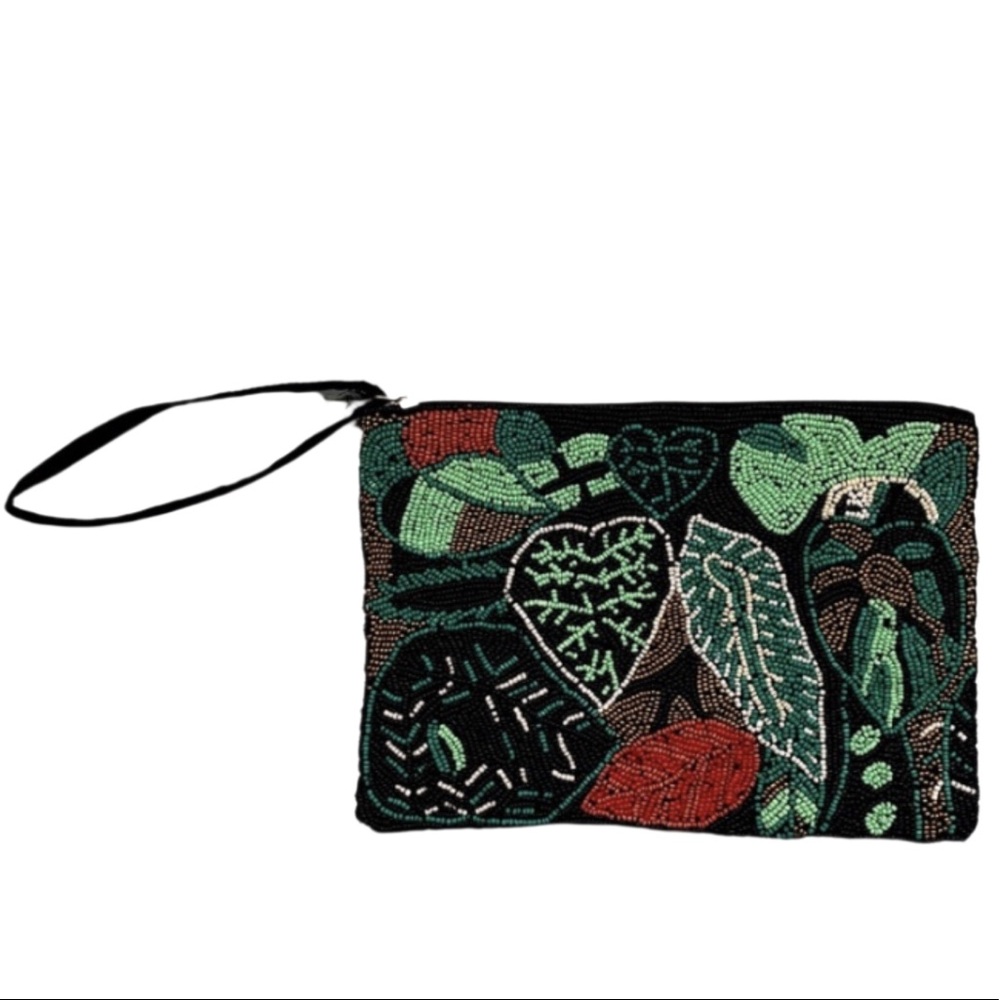 Tropical Beaded Wristlet